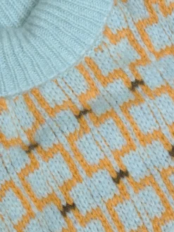 Holzweiler Norwegian Wool Turtleneck Genser Turkis