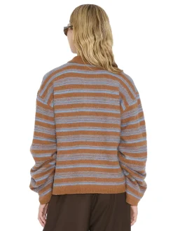 Holzweiler Olivia Wool Polo Genser Lys Brun