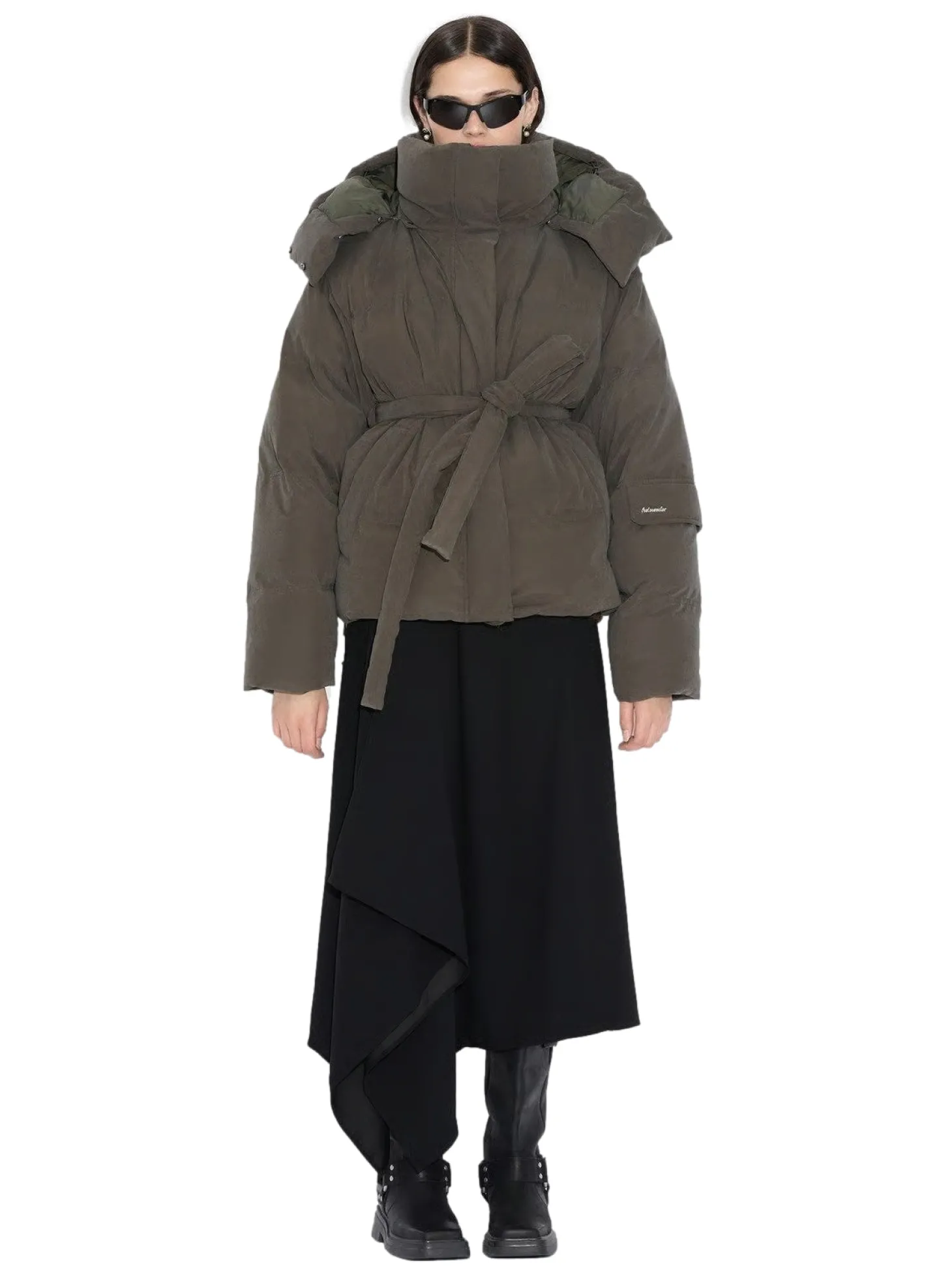 Holzweiler Steilia Brushed Down Jkt Jakke Mørkegrønn