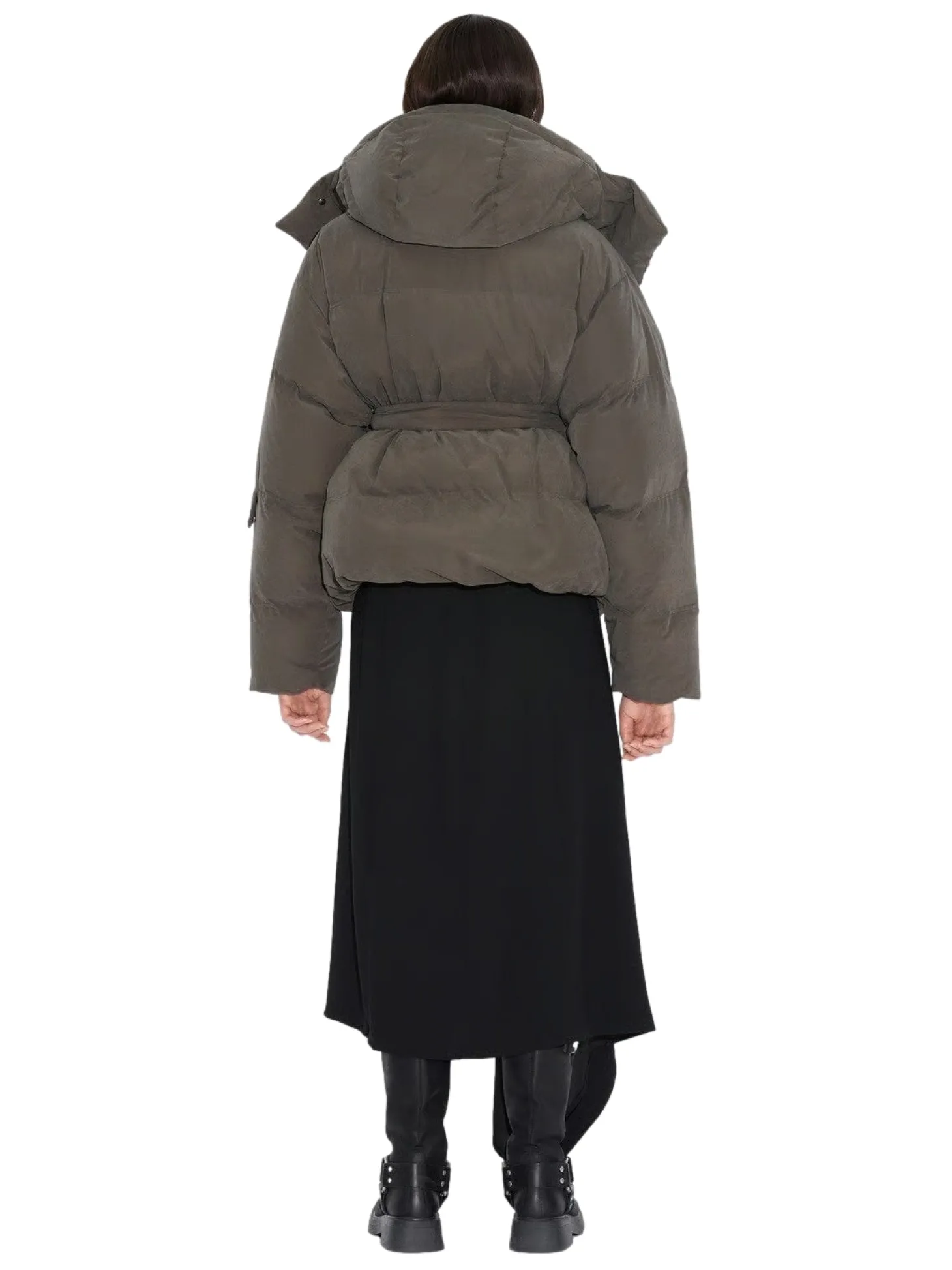 Holzweiler Steilia Brushed Down Jkt Jakke Mørkegrønn