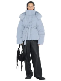 Holzweiler Steilia Brushed Down Jkt Jakke Gråblå