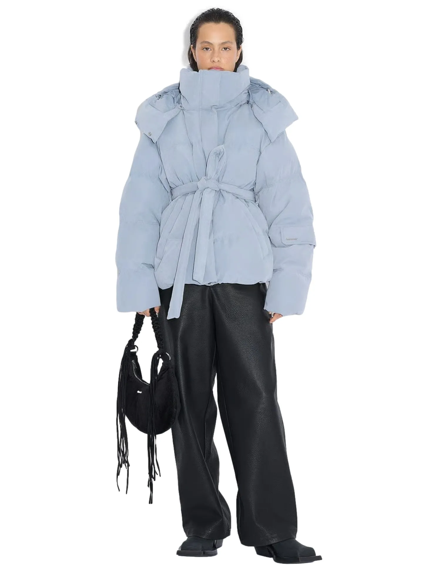 Holzweiler Steilia Brushed Down Jkt Jakke Gråblå