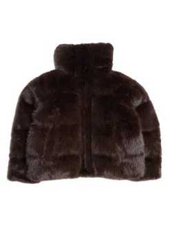 Holzweiler Steilia Fauxfur Down Jkt Jakke Brun