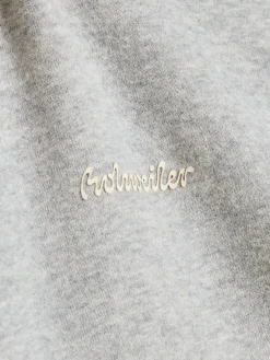 Holzweiler W Regular Hoodie Genser Lysegrå