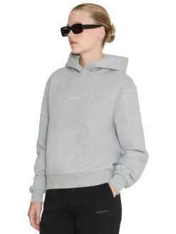 Holzweiler W Regular Hoodie Genser Lysegrå