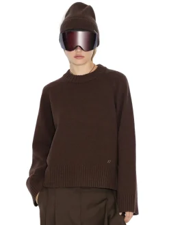 Holzweiler W Wool Crew Genser Brun