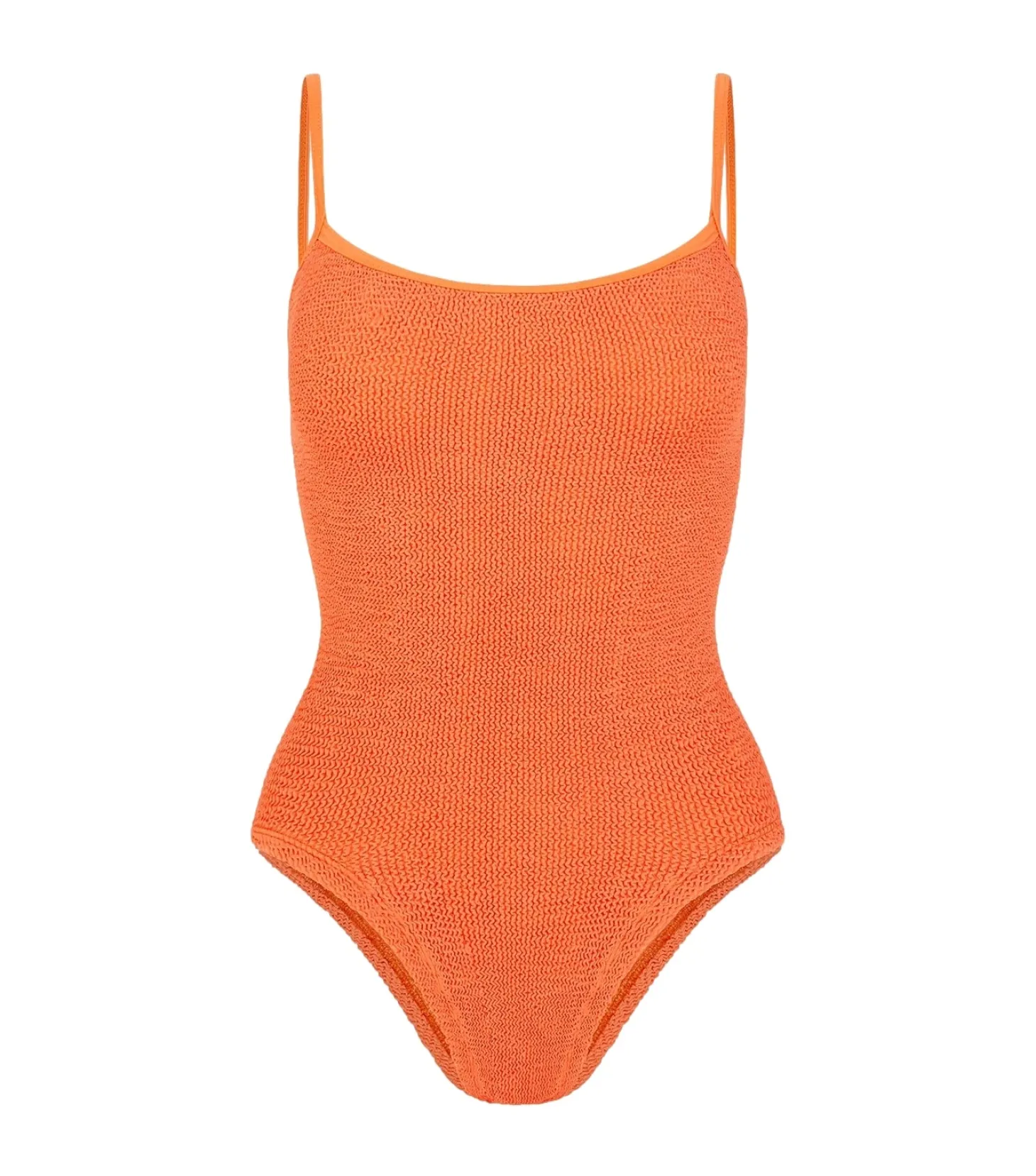 Hunza G Pamela Swim Crinkle Badedrakt Oransje