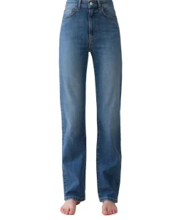 Jeanerica Eiffel Mid Vintage Jeans Blå