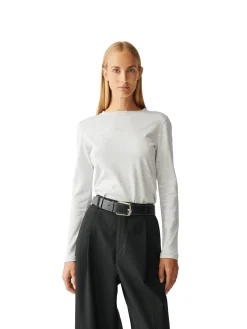 Julie Josephine Andrea Longsleeve Genser Lys Grå Melert