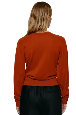 Julie Josephine Hanne Sweater Genser Rustrød