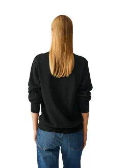 Julie Josephine Light Merino Classic Polo Genser Sort