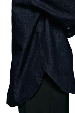 Julie Josephine Liv Denim Shirt Skjorte Mørkeblå