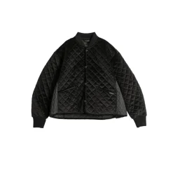Lavenham Paneled Bomber Jacket Jakke Sort