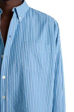 Livid Aiden Skjorte Hvit Og Blå