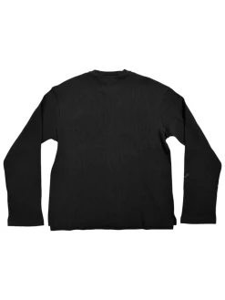 Livid Boden Black Rib Genser Sort