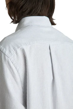 Livid Initial Navy Pinstripe Skjorte Striper