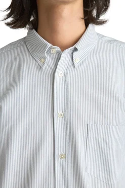 Livid Initial Navy Pinstripe Skjorte Striper