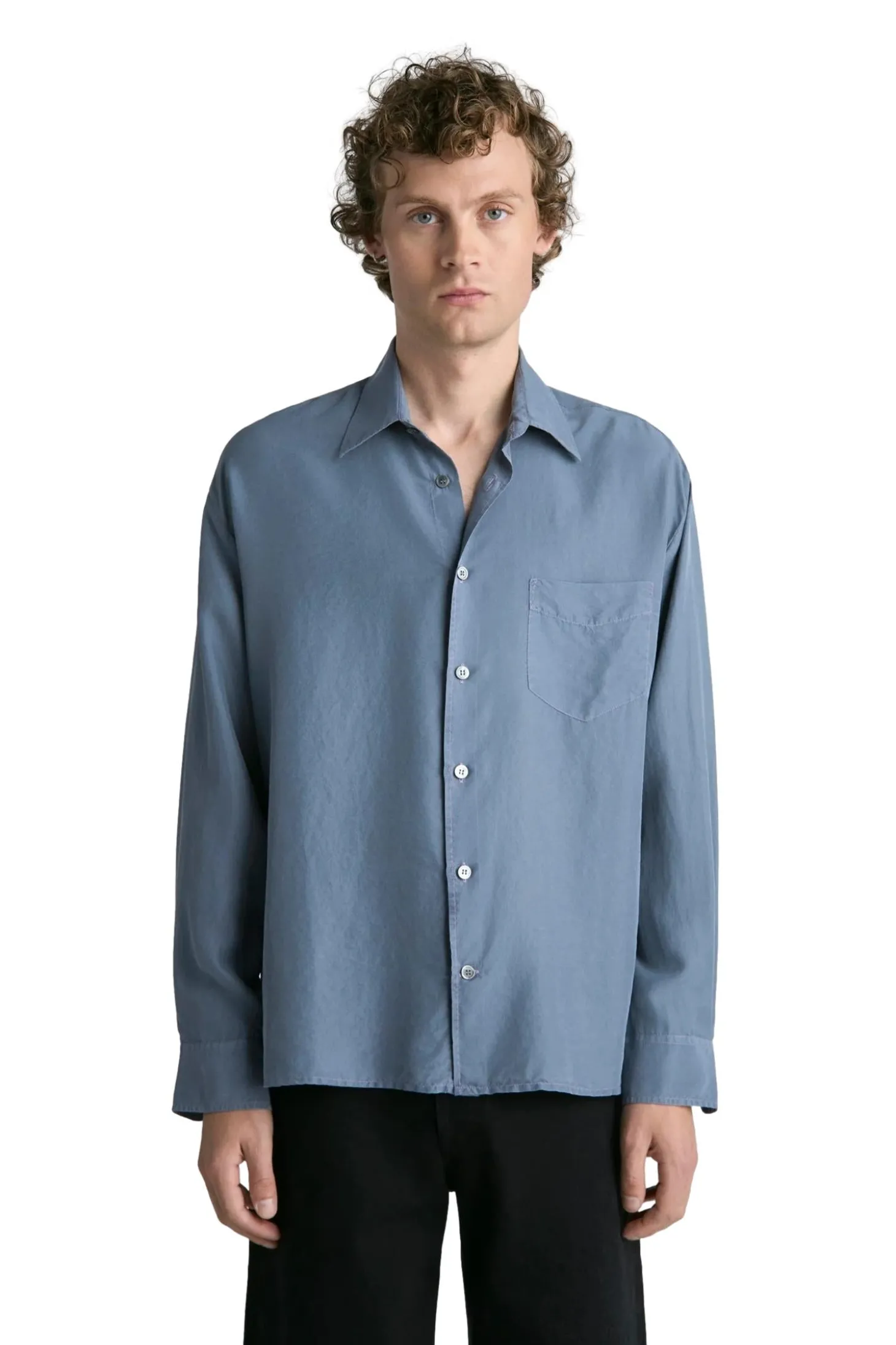 Livid Keen Skjorte Gråblå