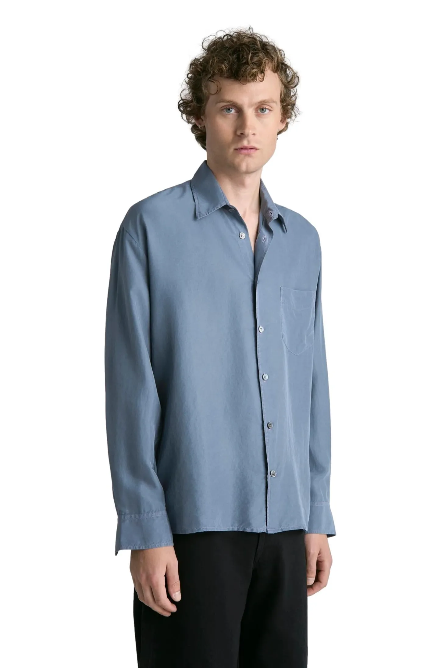 Livid Keen Skjorte Gråblå