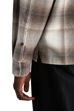 Livid Lefty Brown Check Skjorte Brun Mønster