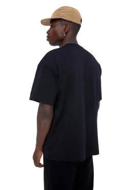 Livid Nelson Organic Black T-shirt Sort