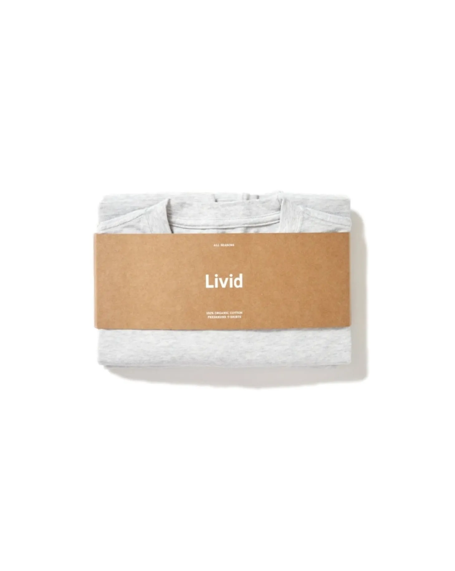 Livid Richmond 2-pack T-shirt Lysegrå