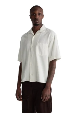 Livid Stone Loose Skjorte Hvit