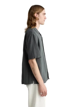 Livid Stone Loose Skjorte Grå