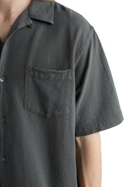 Livid Stone Loose Skjorte Grå