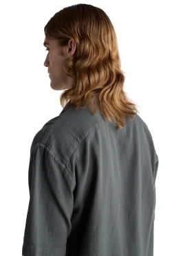 Livid Stone Loose Skjorte Grå