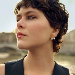 Maanesten Alia Earrings Øredobber Gull