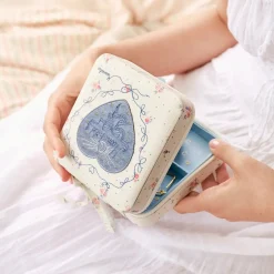 Maanesten Amelia Jewelry Box Smykkeskrin Beige Og Blå