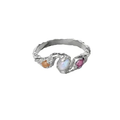 Maanesten Baila Ring Ring Sølv