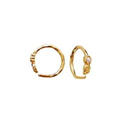 Maanesten Florus earring Øredobber Gull