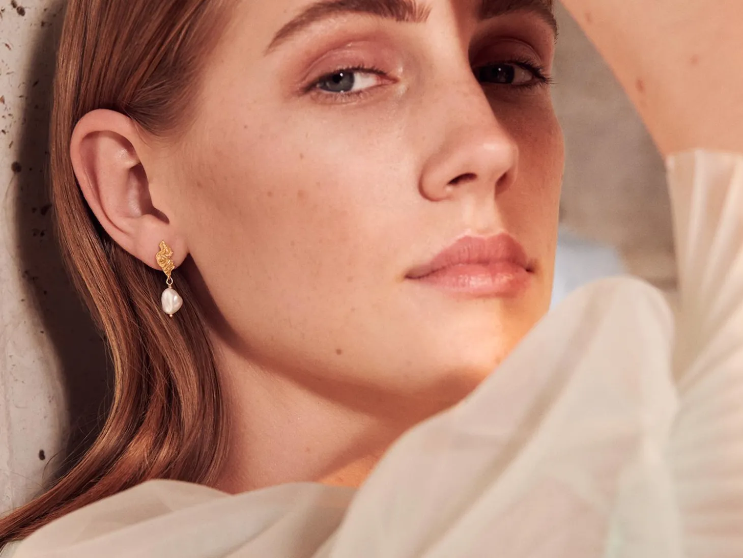 Maanesten Frigg Earring Øredobber Sølv