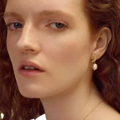 Maanesten Gabrielle Earrings Øredobber Gull