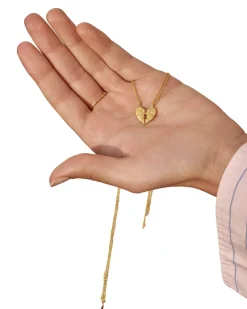 Maanesten Keeper Necklace Smykke Gull