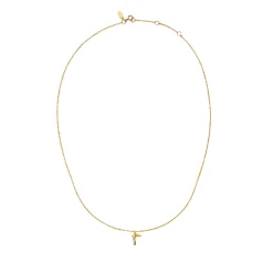 Maanesten R Alphabet Smykke Gull