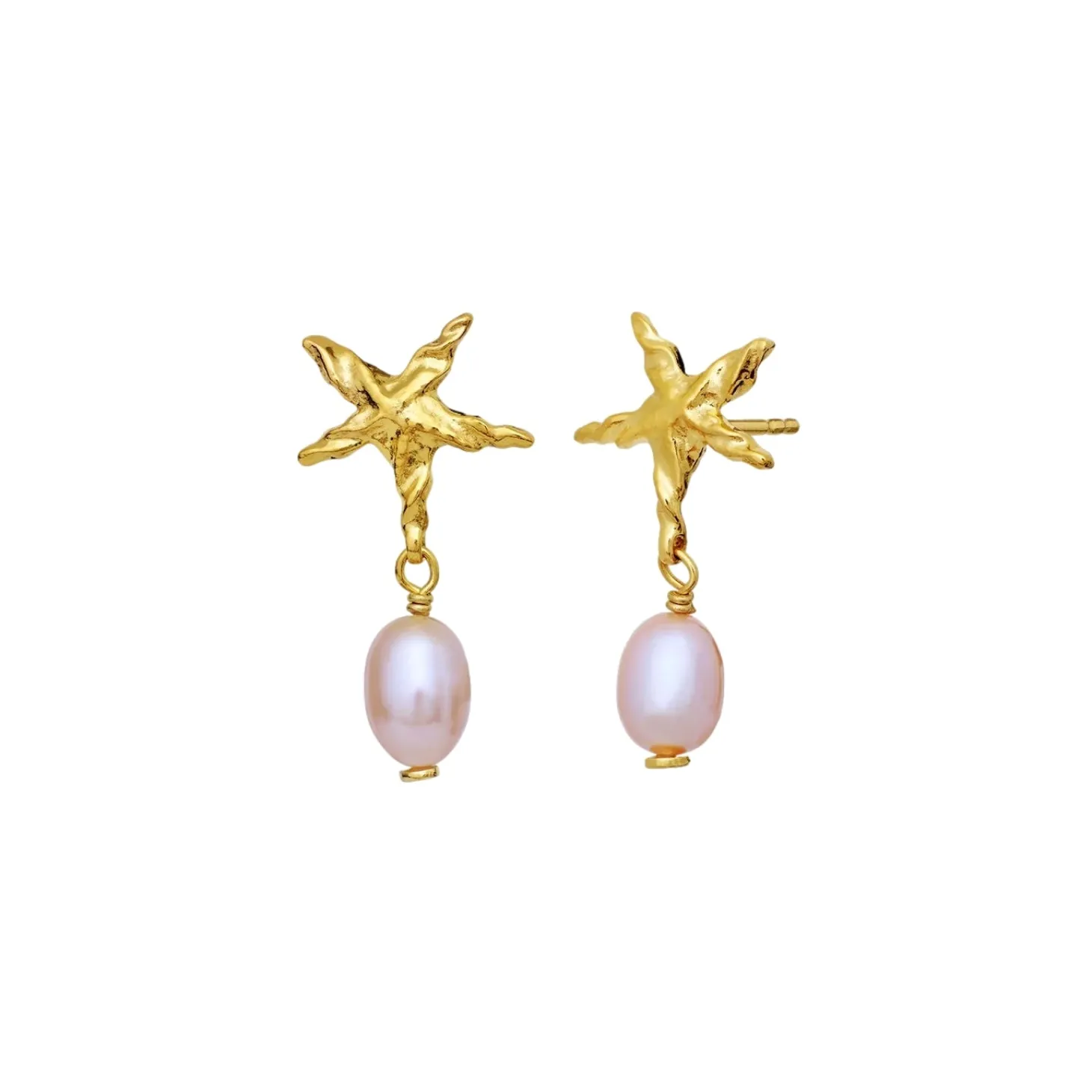 Maanesten Sandie Earrings Øredobber Gull