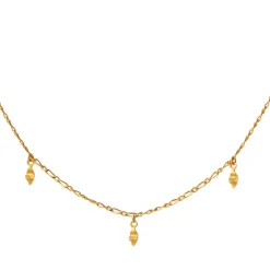 Maanesten Una Necklace Smykke Gull