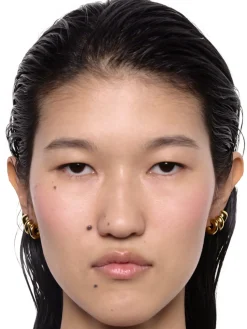 Maria Black Coil Crawler Earring Left Øredobber Gull