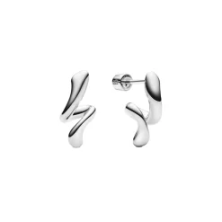 Maria Black Coil Curl Studs Pair Øredobber Sølv