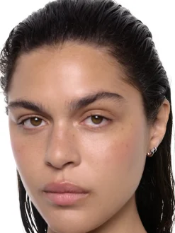 Maria Black Coil Whirl Stud Left Silver Øredobber Sølv