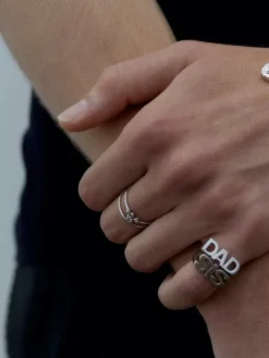 Maria Black Dad ring Ring Sølv