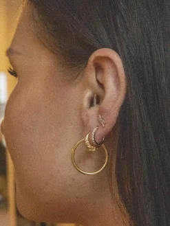 Maria Black Miro 8 Huggie Øredobber Gull