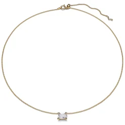 Maria Black Roppogni Drop Necklace Smykke Gull