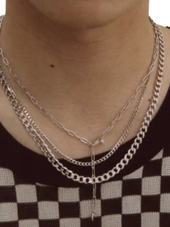 Maria Black Saffi Necklace 43 Silver Smykke Sølv