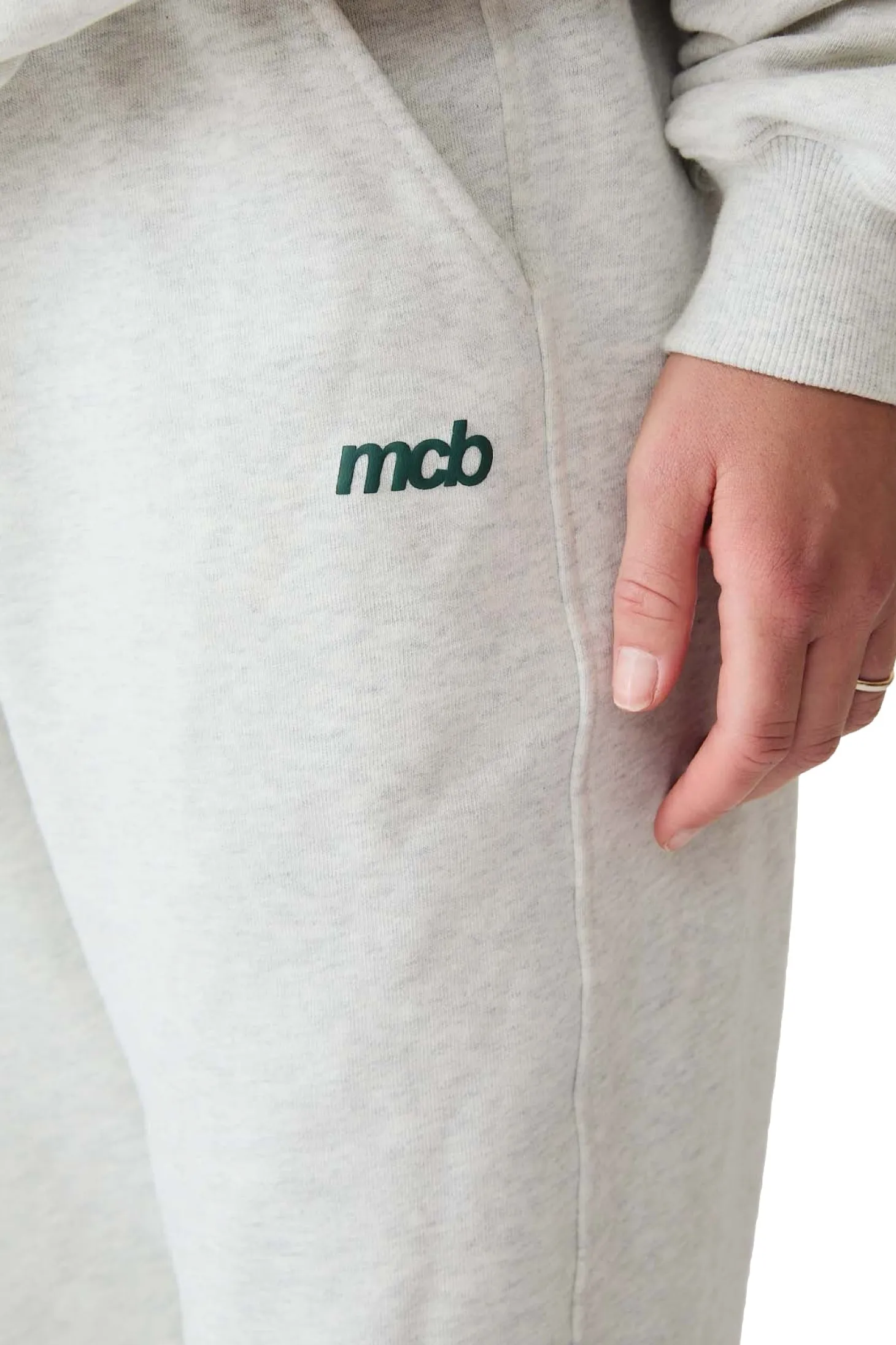 MCB Sportswear Signature Pant Bukse Lysegrå