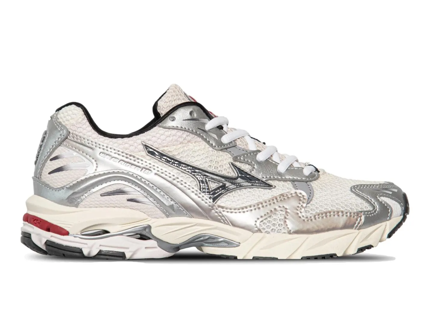 Mizuno Wave Rider 10 Sko Off-White