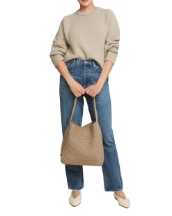 Naghedi Nomad Medium Hobo Cashmere Veske Taupe